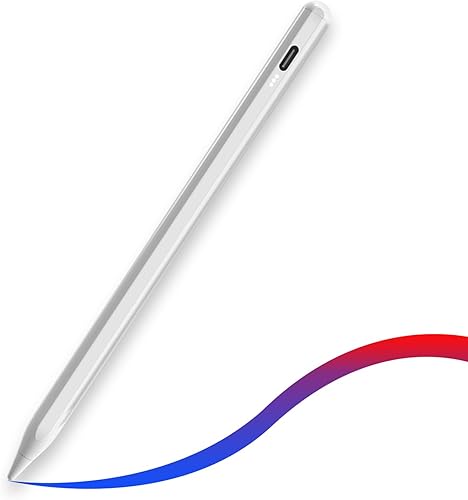 Lápiz óptico para iPad con rechazo de palma y carga rápida compatible con Apple iPad Pro (2018-2022), iPad Air 345, iPad109876, iPad Mini 56