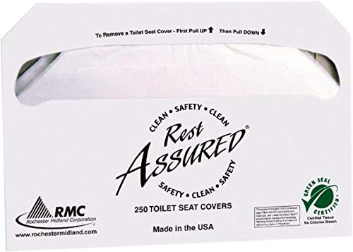 Toilet Seat Covers - for 4679915, 4679916, 250 Sheet Packs, 10 Packs/Case (2 Case)