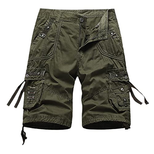 Short ample et absorbant FULBHPRINT en coton style cargo robuste