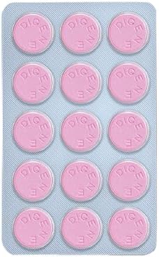 Digene Mint - Strip of 15 Chewable Tablets | Quick and Lasting Relief from Acidity, Gas, Bloating, Heartburn and Indigestion | Anytime, Anywhere Relief | Doctor's No.1 Antacid Brand | Refreshing Mint Flavor Tablets
