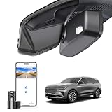 Mangoal Front 4K & Rear 1080p Dash Cam fit for Ford Lincoln Nautilus Gen2 CDX707 2024 2025 2026, UHD 2160P Video, WiFi, App, 128GB Card