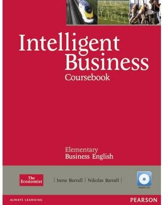 [Intelligent Business Elementary Coursebook/CD Pack] [Author: Barrall, Irene] [March, 2010] Paperback
