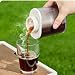 Imagen de Cafetera portátil Cold Brew 300ml Máquina manual para hacer café con tapa sellada para uso en casa y oficina
