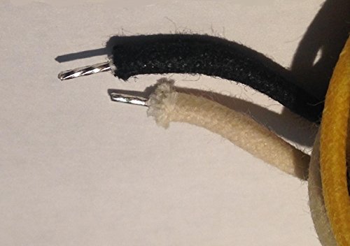 6 Feet (3-White/3-Black) Gavitt Cloth-Covered Pre-Tinned 7-Strand Pushback 22Awg Vintage-Style Guitar Wire #TOP1