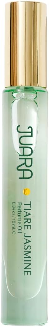 Juara - Tiare Jasmine Perfume Oil | Roll-on | Floral Fragrance for Women | Natural Ingredients | Long Lasting Luxury | Alcohol-Free | Paraben & Sulfate Free | 0.34 oz (10mL)