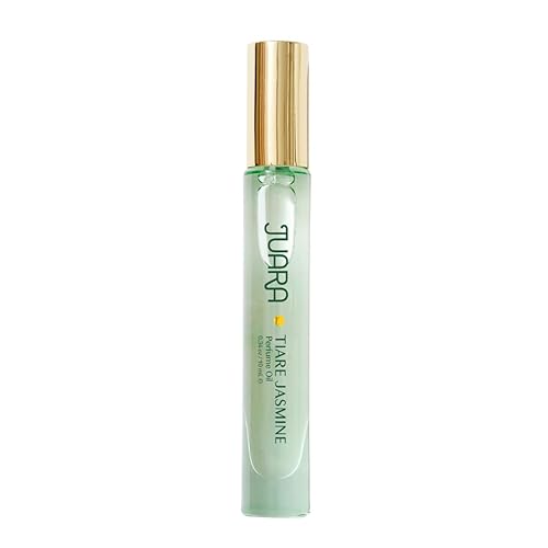 Juara - Aceite de perfume Tiare Jasmine  Roll-on  Fragancia floral para mujer  Ingredientes naturales  Lujo de larga duración  Sin alcohol  Sin