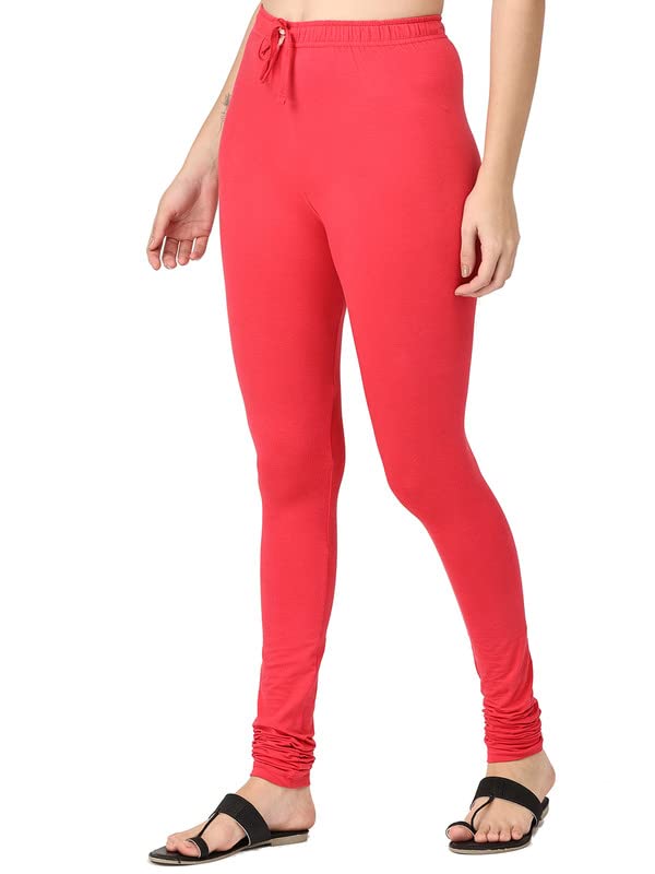 Image of Robinbosky Cotton Churidhar Leggings for Women - Stylish, Stretchable & Flattering Fit for All-Day Comfort