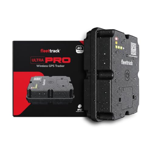 Image of Fleettrack Ultra Pro 4G Wireless GPS Tracker | 7500mAh Rechargeable Battery | Magnetic | IP67 Waterproof | Real-Time Live Tracking for Cars, Bikes, Trucks, Assets, Luggage & Pets| Android & iOS