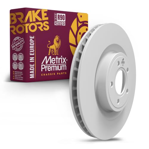 Metrix Premium Chassis Parts Coated Brake Rotor 336 mm Fits Ford Mustang