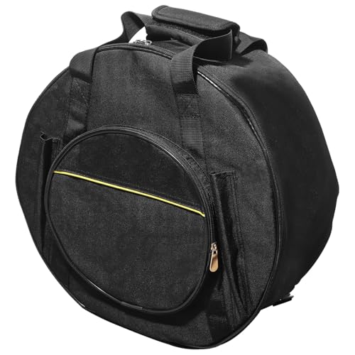 Toddmomy Snare Drum Bag Carrying Backpack with Shoulder Strap Durable Case with Outer Pocket for Drumsticks Easy to Carry and Store