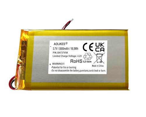 XINLANTECH 5000mAh 3.7V Battery Replacement for Vtech