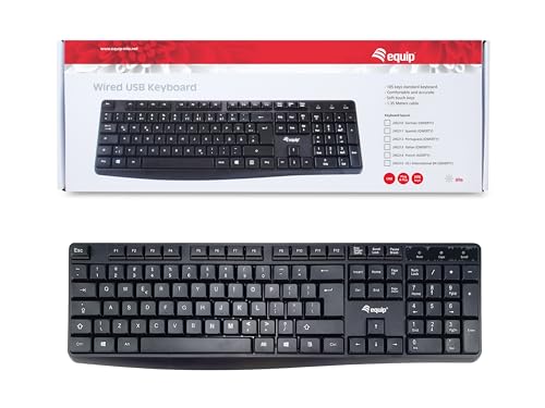 Equip 245215 Clavier filaire USB US/International Layout (QWERTY)