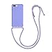 kwmobile Cover a Tracolla Compatibile con Apple iPhone 7 Plus / 8 Plus - Back Case in TPU Cover con Laccio per Il Collo - Custodia con Cordino