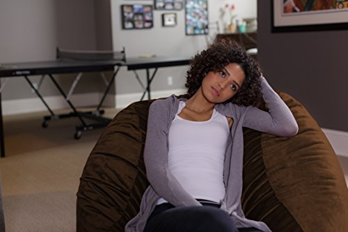Sofa Sack - Plush, Ultra Soft Bean Bag Chair - Memory Foam Bean Bag Chair With Microsuede Cover - Stuffed Foam Filled Furniture And Accessories For Dorm Room - Chocolate 4' #TOP3