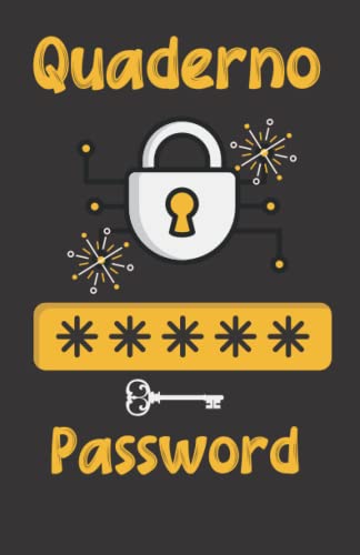 Quaderno Password: Agenda per conservare e organizzare codici....