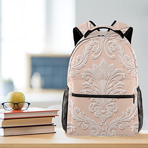 Mochila al aire libre con textura elegante y gran capacidad para estudiantes de universidad 6