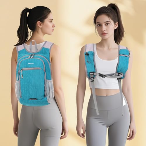 Mochila de senderismo MOSISO 15L plegable ligera miniatura 2