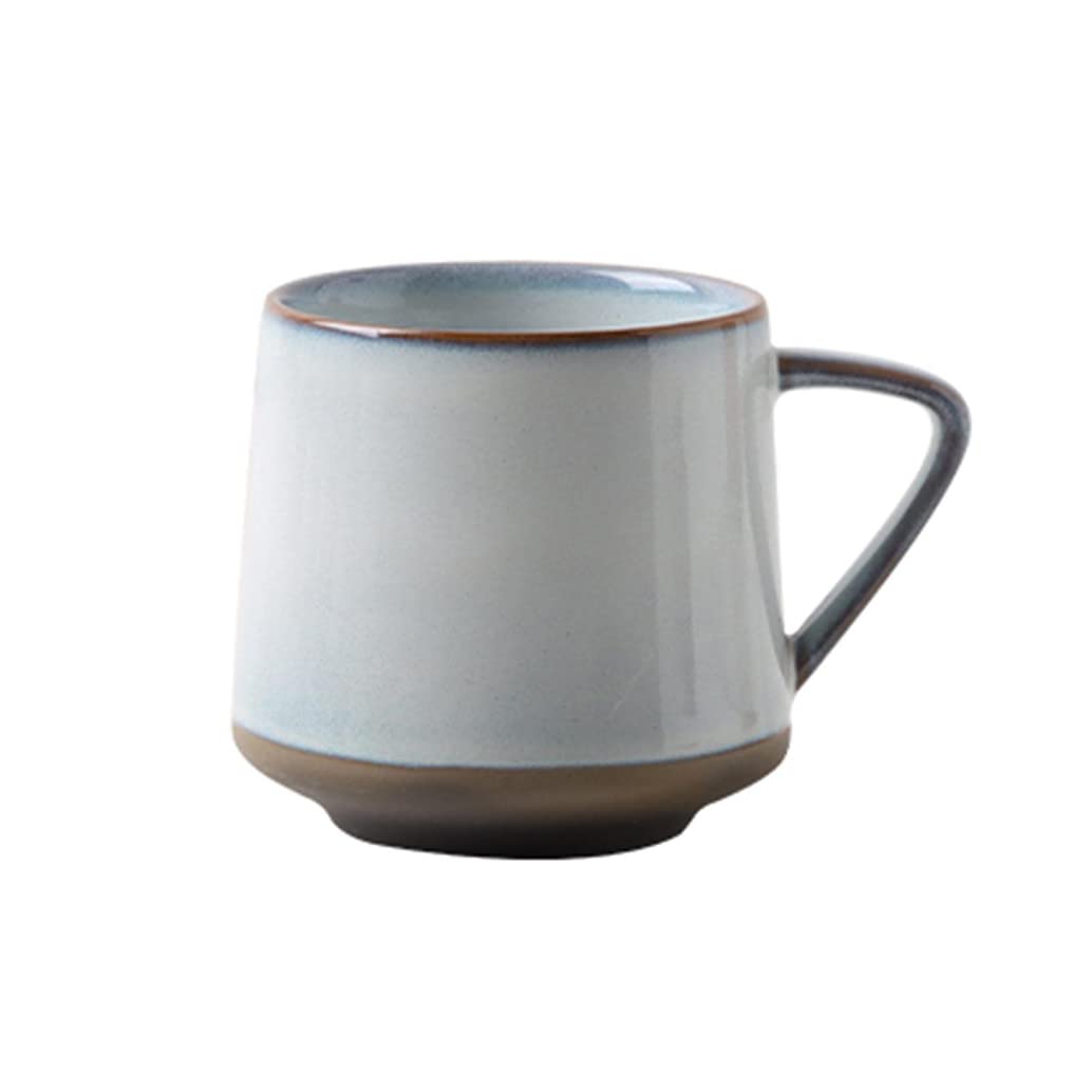 Japoński ceramiczny kubek do kawy w stylu vintage z uchwytem, ceramiczny kubek porcelanowy kubek do kawy mleka herbaty herbaty prezent dla kobiet do biura, do kuchenki mikrofalowej i zmywarki 250 ml