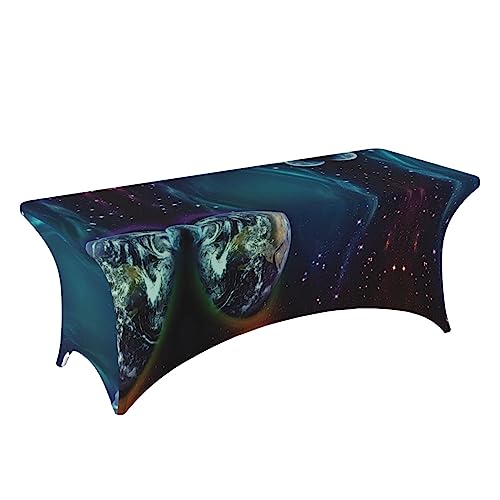 Nappe rectangulaire extensible infroissable pour protéger vos tables 1,8m - 4
