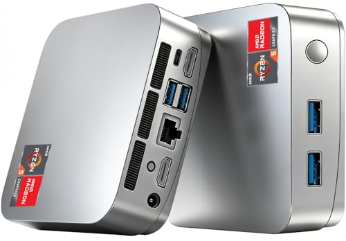 Kayoote Mini PC Ordenador de Sobremesa Procesador Ryzen 5 3550H (hasta 3,7GHz) Win 11 Pro 16GB RAM DDR4 1TB SSD, 4K Doble Pantalla HDMI/USB3.0/WiFi 6/BT5.2/Type-C/RJ45 para Casa, Oficina, Teletrabajo
