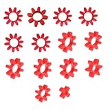 Flexibler Wellenkupplungseinsatz für Industriemaschinen, Polyurethan-Spinnenelement mit offenem Zentrum, Modelle GR14/GR19/GR24/GR38-125 kompatibel (GR75)