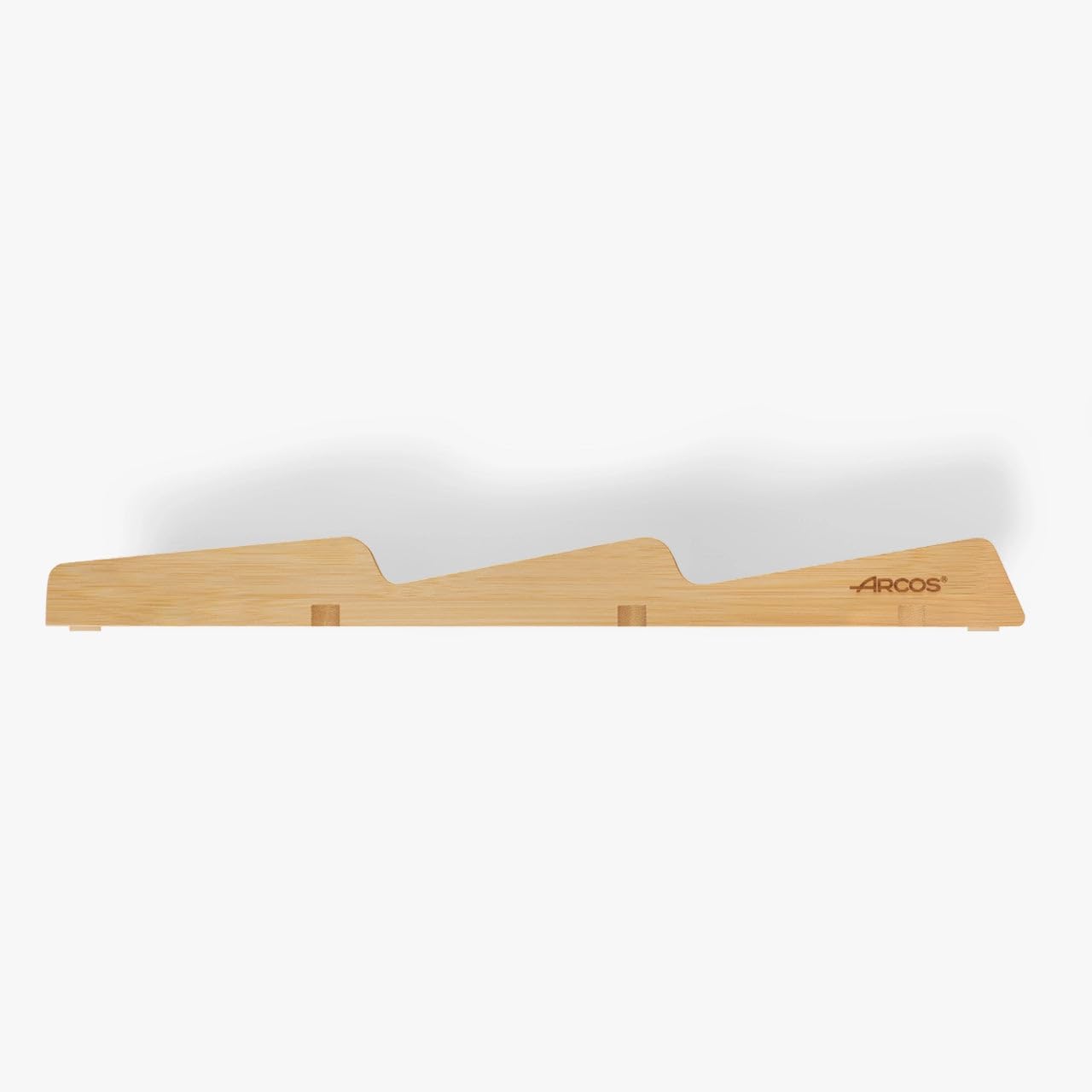 Arcos Organisateur de Couteaux en Bambou pour Tiroir, Compatible jusqu'à 25 cm, Dimensions 39x43x13 cm, Stockage Sécurisé et Élégant, Marron