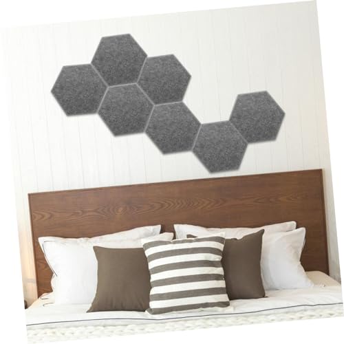 ERINGOGO 8pcs Paneles Acústicos Absorbentes de Sonido Paneles Decorativos para Aislamiento Acústico Gris Oscuro para Estudios y Salas de Conferencias miniatura 2