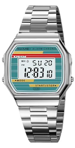 Montre rétro Gosasa en acier pour le quotidien et le sport