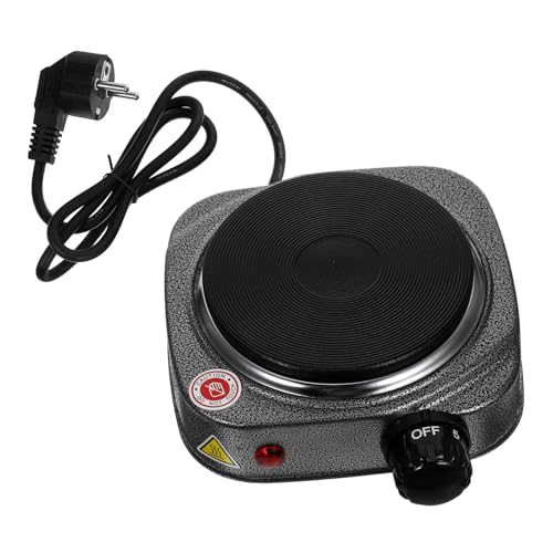 KOCKSHION Calefactora Eléctrica y Portátil para Hogar Oficina Camping y Autocaravana Compatible con Utensilios de Cocina Color