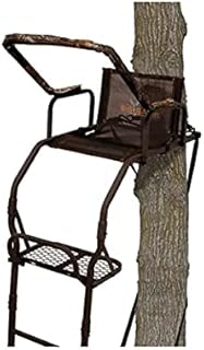 BIG GAME Warrior DXT Ladder Whitetail Deer Elk Mule Above Hunting Outdoors Flex-Tek Seat 17' Tall 1-Person Tree Stand