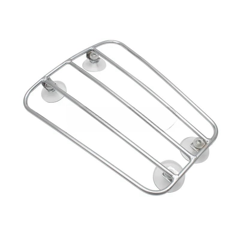 Porte-bagages réservoir moto en métal avec ventouses de fixation