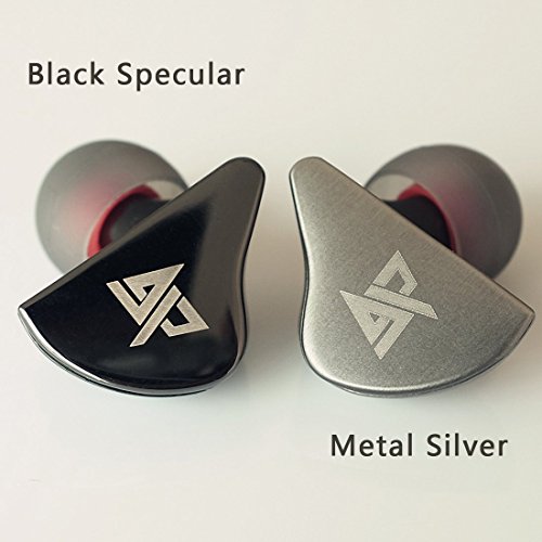 Granvela R8 Hi-Fidelity All Metal In-Ear Monitor Earbuds With Memory Wire For Stage And Workout (Black) #TOP4