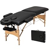 - 2 Sección de madera mesa de masaje adecuado para los profesionales involucrados en belleza, salón, Tatoo, reiki, cura, masaje, etc ..