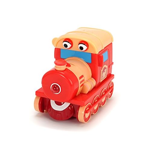 Dickie Toys - Stadens hjältar, zara tåg, lokomotivet med ljus, originallåtar, ljud och frigångsfunktion, inklusive samlarkort med hemlig kod