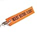 Rotary13B1 - Insert Before Flight Keychain - Orange/ Black