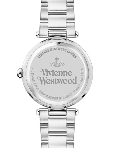 Vivienne Westwood Montagu Ladies Quartz Watch with Blue Dial & Silver Stainless Steel Bracelet VV206BLSL4