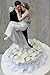 Stephanotis Groom Holding the Bride Wedding Cake Topper