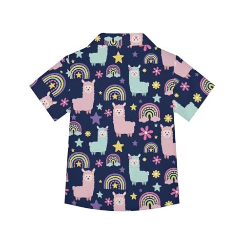 PinUp Angel Kids Cute Unique Graphic Hawaiian Shirt for Boy Girl Beach Party Tropical Vacation Shirts2