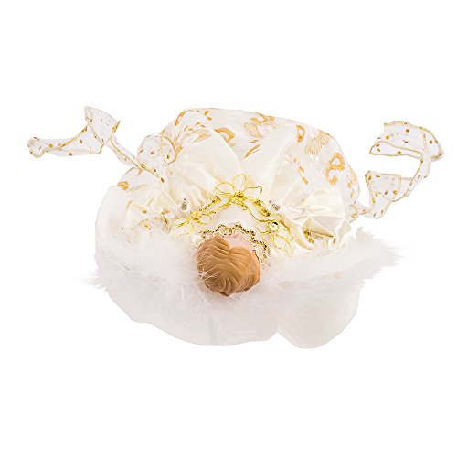 Kurt Adler UL 10 Light 14-Inch Gold Angel Treetop - Thumbnail 6