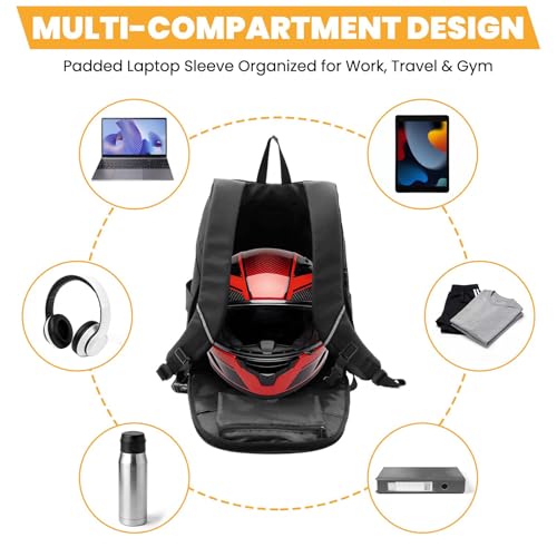 yucenbra Waterproof Motorcycle Backpack 40L