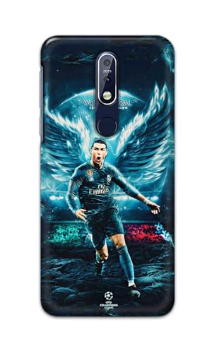 Image of Printed Hard Back Cover for Nokia 7.1 Back Cover (Famous Football Player -K2) -190724(DP)