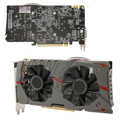 GTX960 Graphics Card, 2GB GDDR5 128Bit Gaming Video Card with Dual Fan Cooling, 1140/1203MHz+7010MHz, PCI Express 3.0 X16, 6Pin Power Supply, Supports for DirectX 11.2, OpenGL 4.3, HDCP