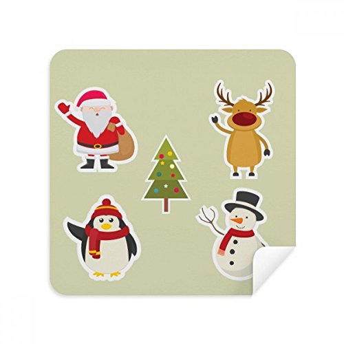 Téléphone screen cleaner bonhomme de neige, tissu suède pour l'hiver au bureau