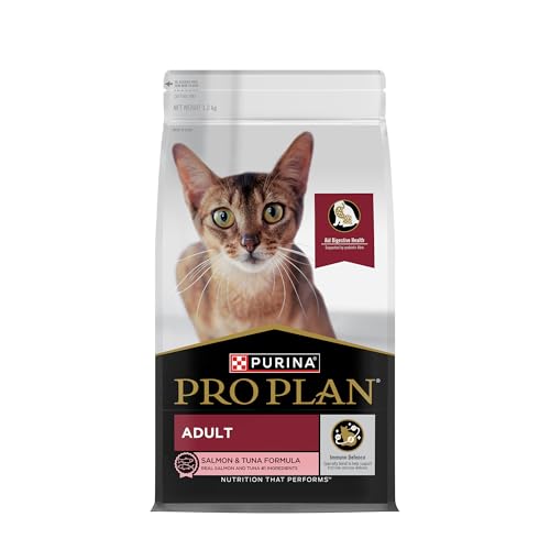 Image of PRO Plan Adult Cat Dry Food with Salmon & Tuna, 1.2kg Pack