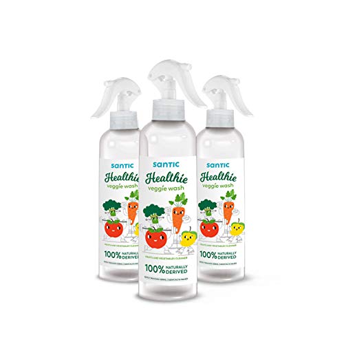 Buy SanTIC Organic Fruit and Vegetable Wash Liquid For Germs 500Ml (Pack of 2+1) Pantry Washer