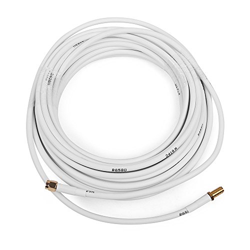 10 m/32.80ft Cable Coaxial RG58 Cable de extensión con SMA Macho a SMA Hembra