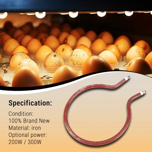 CHEOTIME Incubator Heater, Circular Heating Tube for Incubator, Heating Element Heater Coil Round Heating Element Incubator Accessories Heater Tube for Egg Incuabtors(200W) by CHEOTIME - Image 8