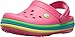 Crocs CB Rainbow Band Clog K, Clogs Unisex-Bambini e Ragazzi, Rosa (Paradise Pink 6np), 29/30 EU