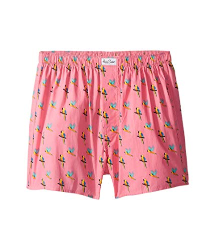 Happy Socks Parrot Boxer Medium Pink L
