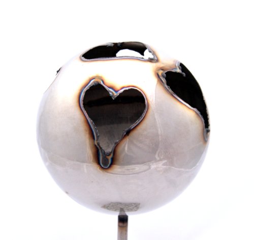 Gebrüder Lomprich Gartenfackel Feuerkugel - Herz, Höhe: 100 cm, Gewicht: 0.55 kg, Durchmesser: 13 cm Cover